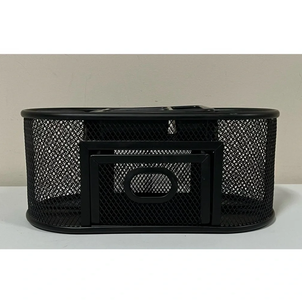 Black Metal Pen Pencil Holder Desk Organizer 🖤 #home #office #school #organizer